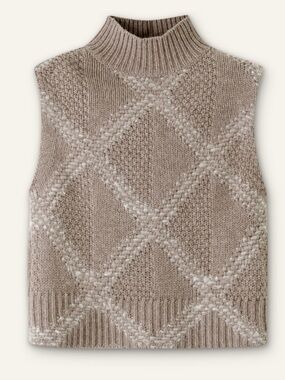 ME+EM Argyle Women’s Knit Sweater Vest Wool Alpaca Mohair Size Small